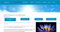 Desktop Screenshot of meditieren.at