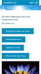 Mobile Screenshot of meditieren.at