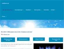Tablet Screenshot of meditieren.at